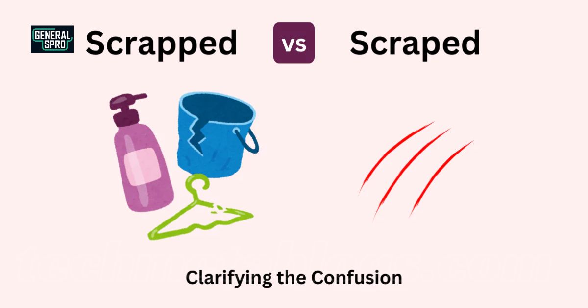 Is It Scrapped or Scraped Let’s Clarify the Confusion