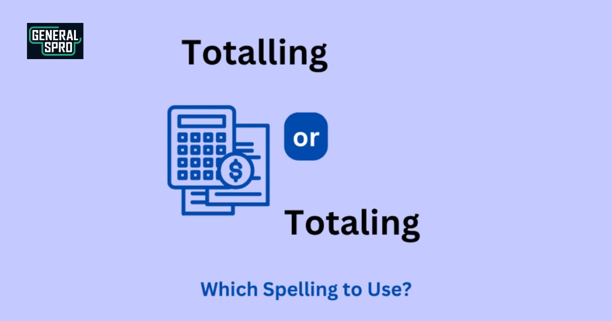 Totalling or Totaling Which Spelling to Use