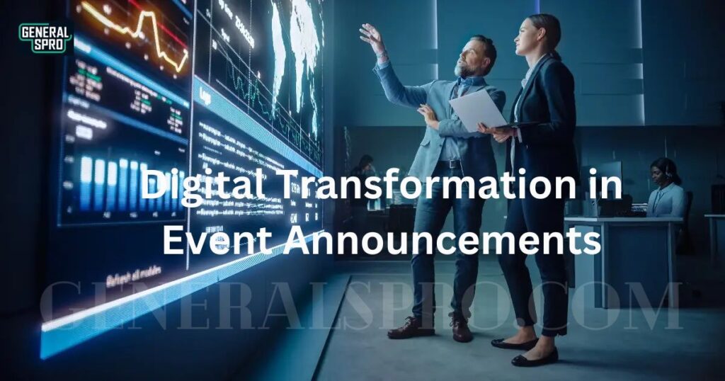 Digital Transformation in Event Announcements