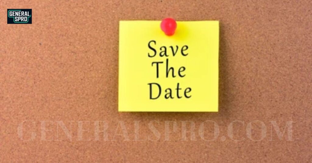 What is a Save the Date notice